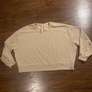 Lululemon Softstreme Perfectly Oversized Cropped Crew